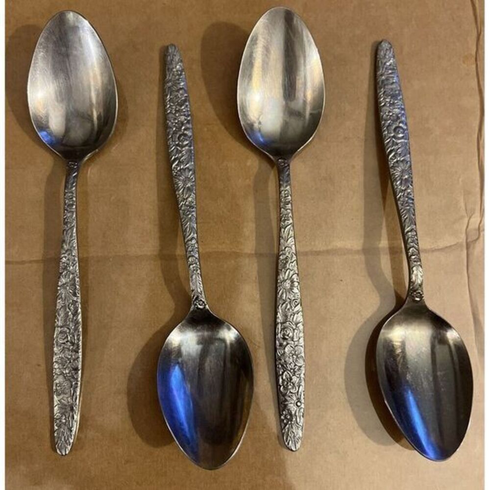 Vintage Stanley Roberts Japan Bouquet ‎ 4 Teaspoons